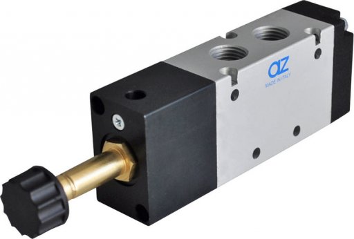 Elektrozawór 5/2 z pilotem G1/4, powrót sprężyną